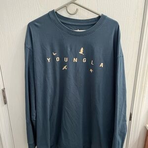 YoungLA Teal Crew Neck Top